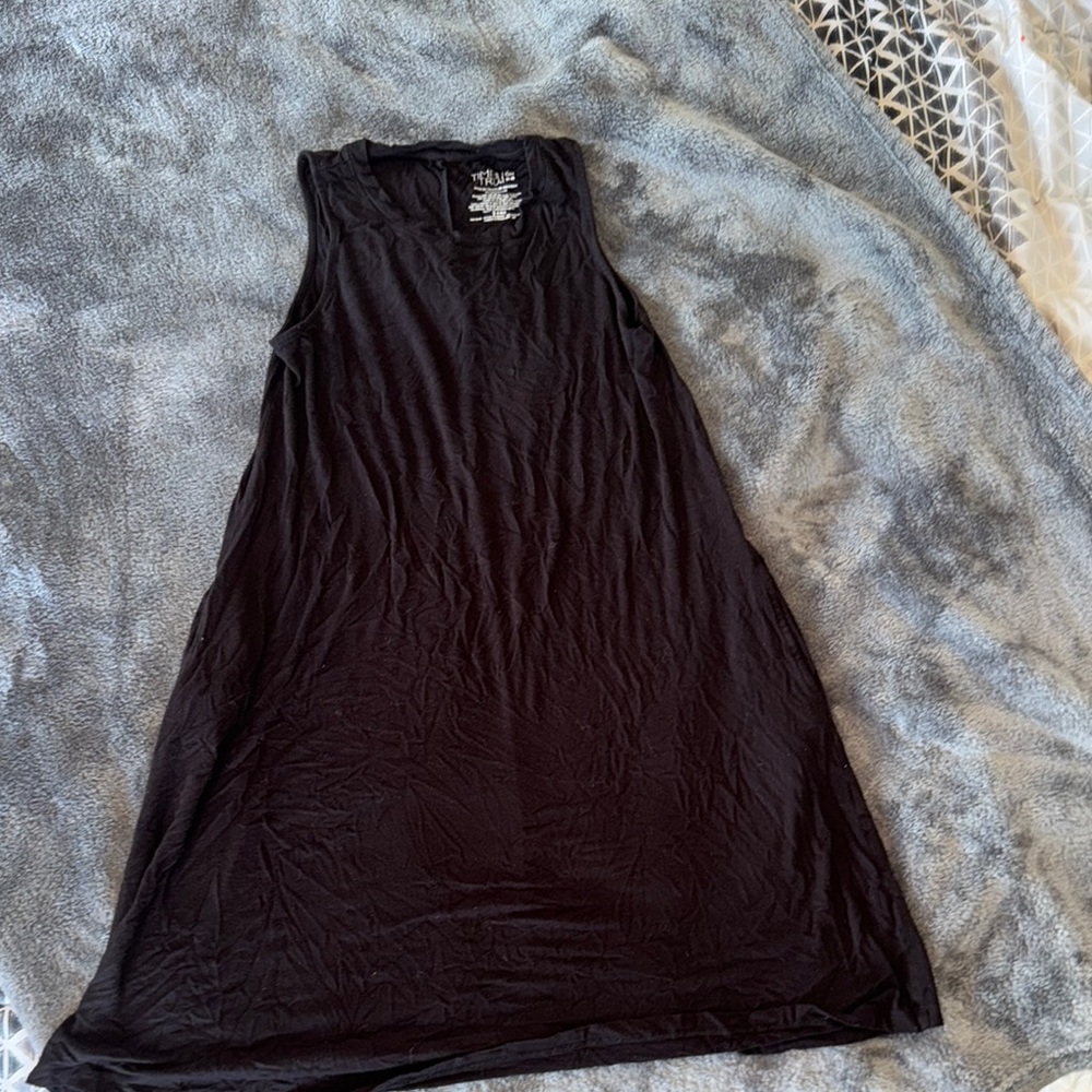 Time and Tru Black Sleeveless Dress